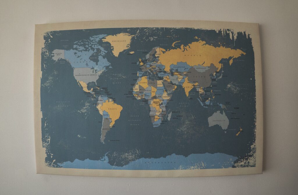 world map