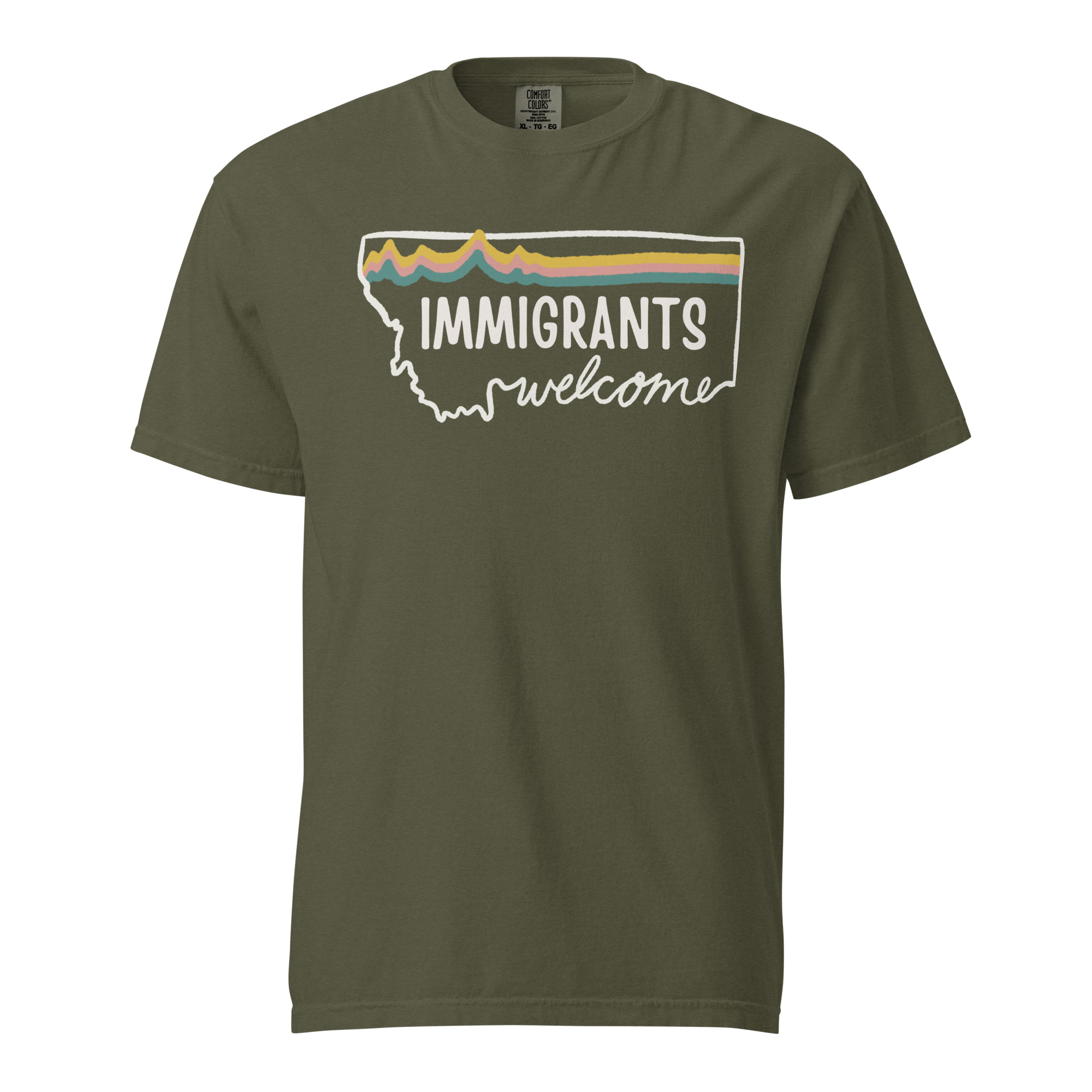 Unisex garment-dyed heavyweight t-shirt - In various colors