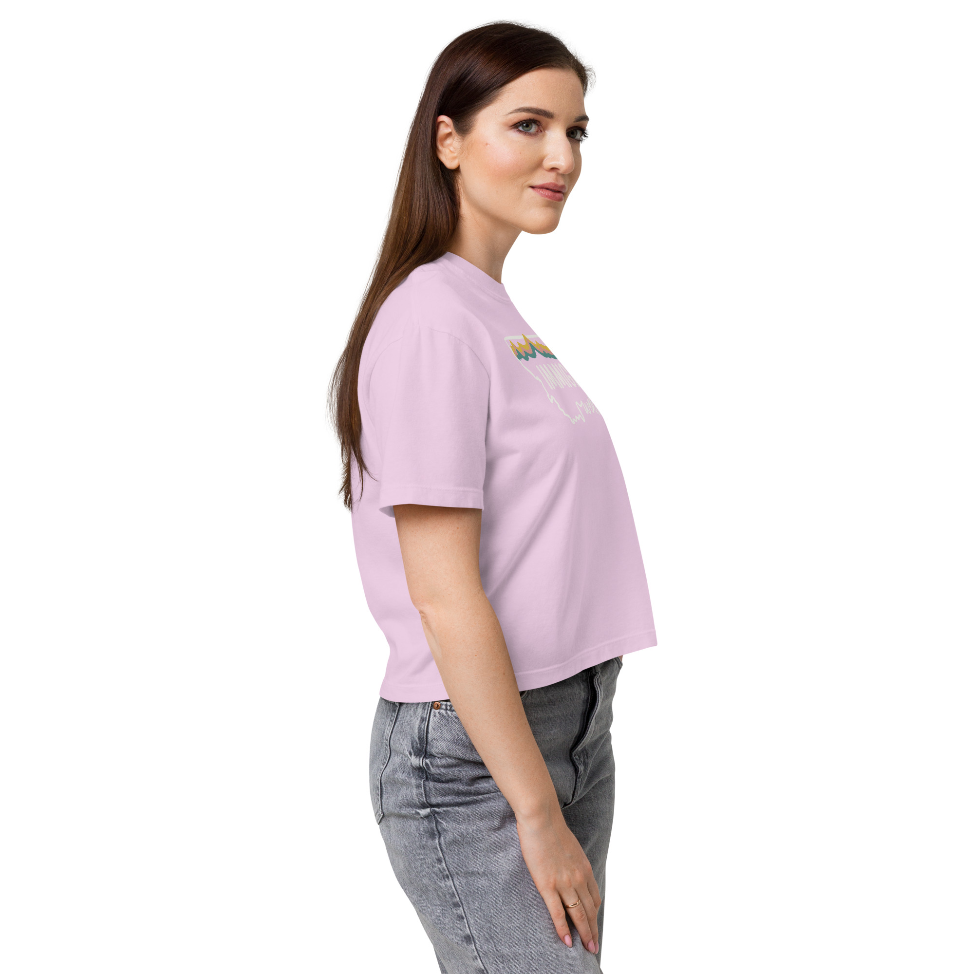 Women’s heavyweight boxy tee - Image 6