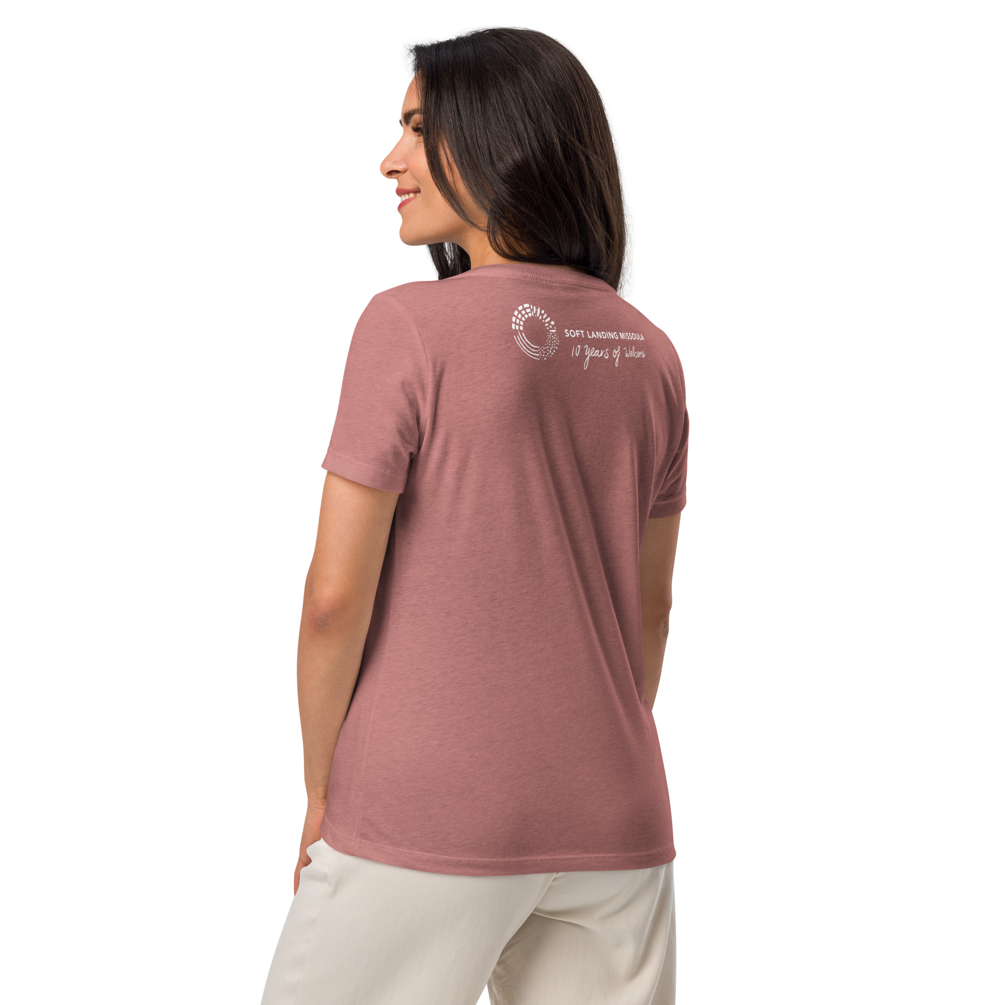 Women’s relaxed v-neck t-shirt - Various Colors - Image 41