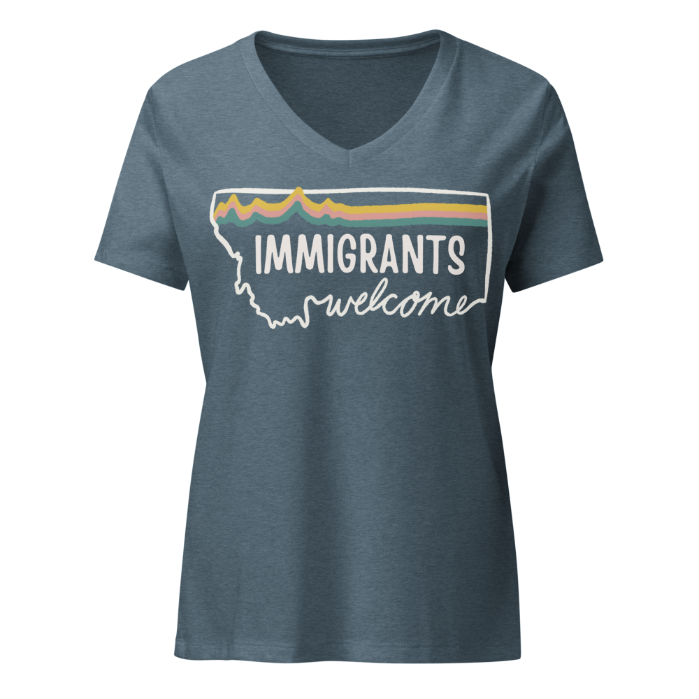 Women’s relaxed v-neck t-shirt - Various Colors