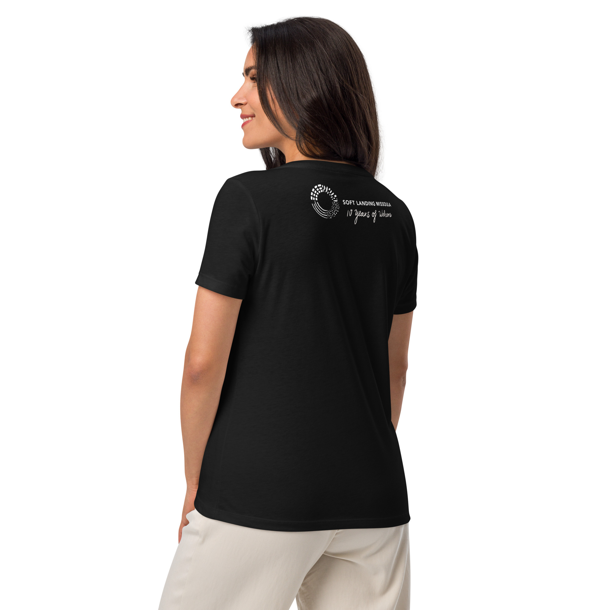 Women’s relaxed v-neck t-shirt - Various Colors - Image 36