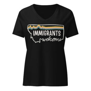 Women’s relaxed v-neck t-shirt